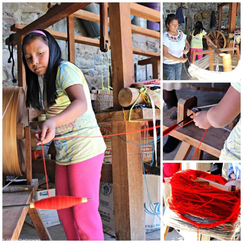 Helping the village women of Oaxaca