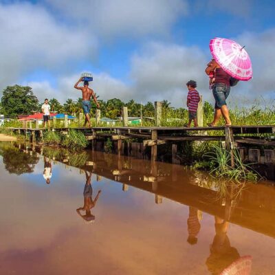 Visiting an Awarak Community in Guyana, South America