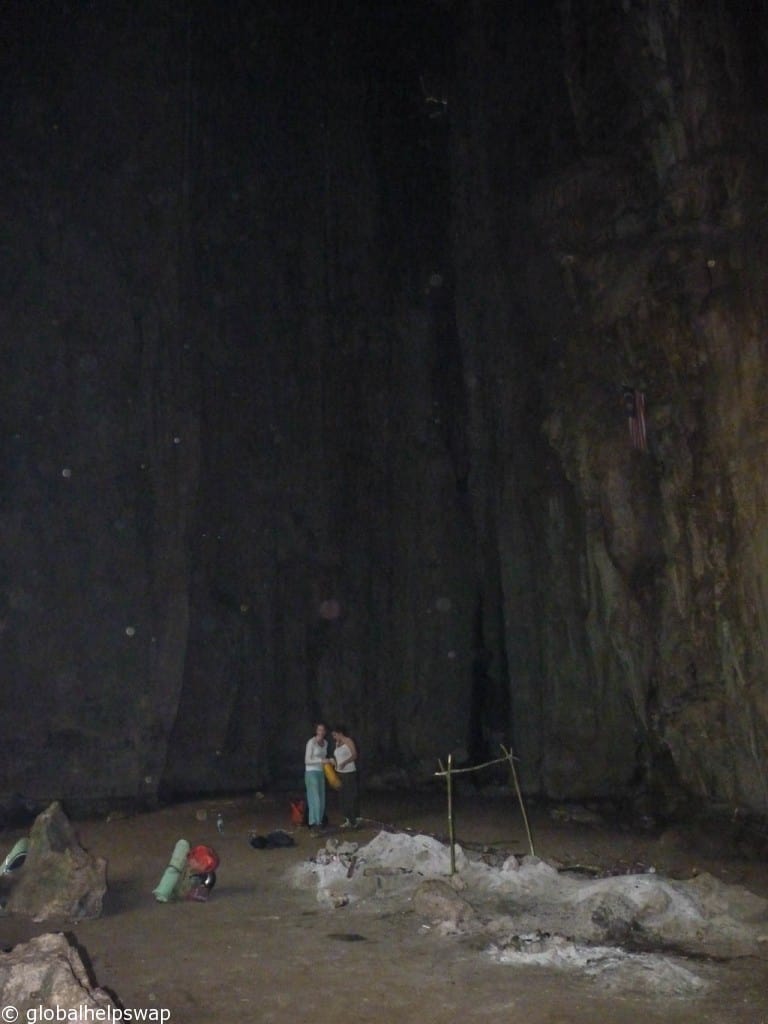 The night we slept in a cave in Malaysia