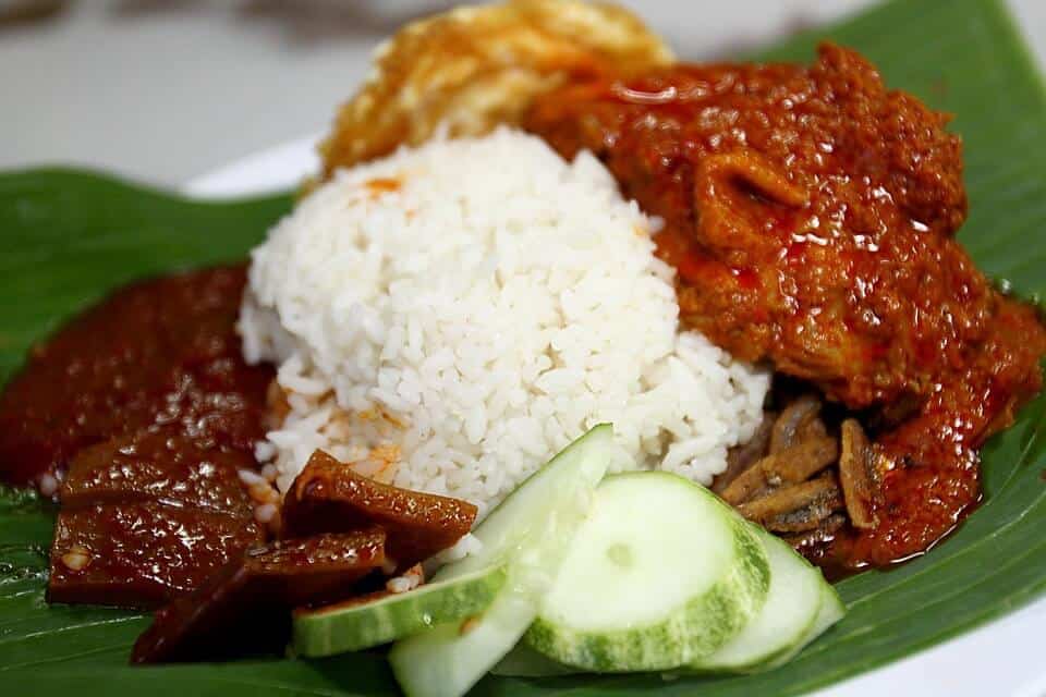 Nasi lemak sambal Sambal belacan