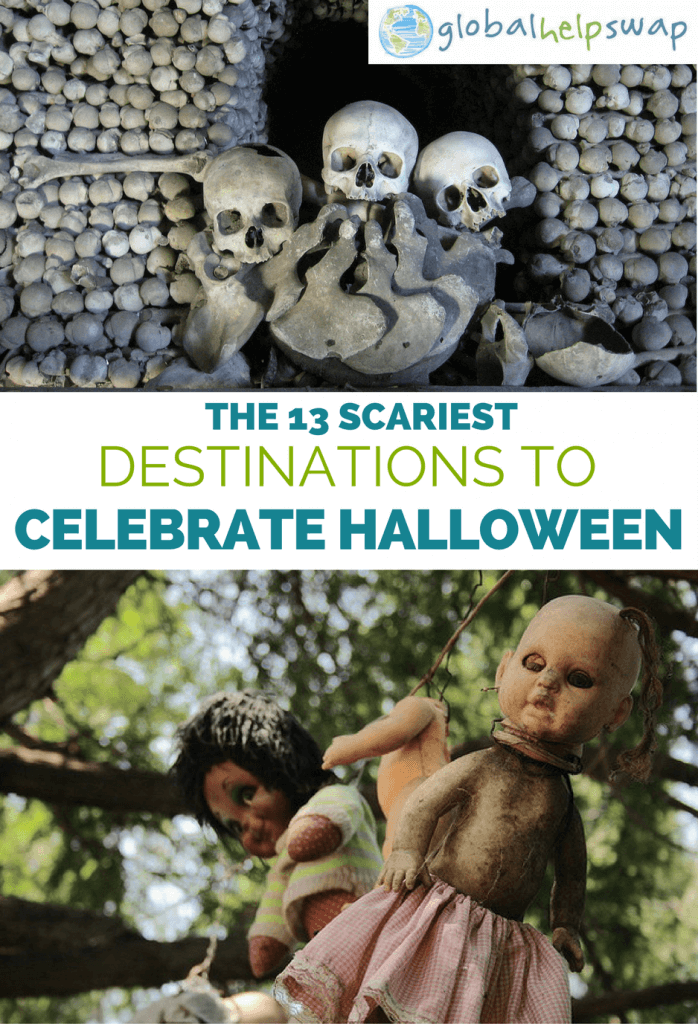 The 13 scariest destinations to celebrate halloween around the world. Here are some great ideas and places for you to celebrate halloween. From Vampires to Zombies these destinations have it all. There are loads of ghosts too so be prepared for a fright! 