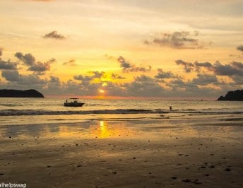 Sunset near Manuel Antonio Beach