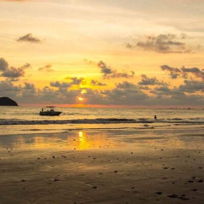 Sunset near Manuel Antonio Beach