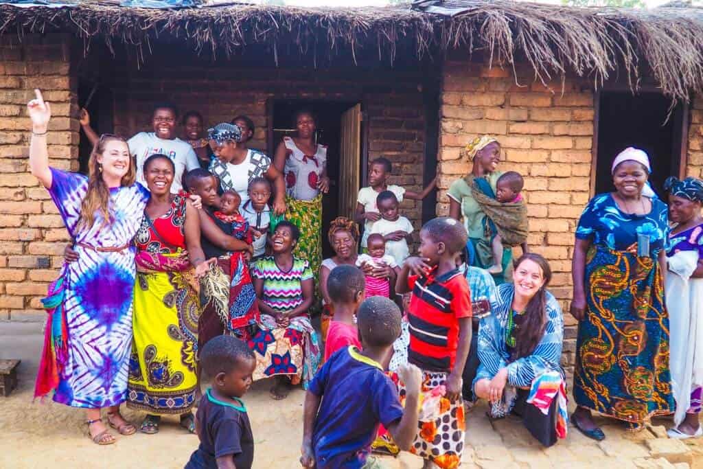 Village life in Malawi, Africa