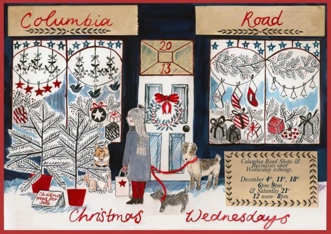 Christmas on Columbia Road London