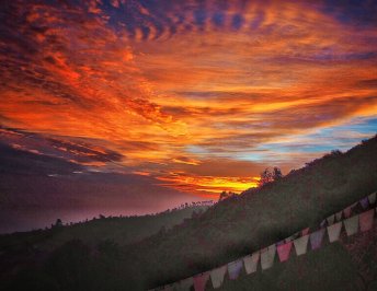 Sunrise in Nagarkot, Nepal