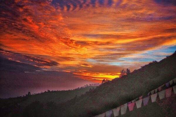Sunrise in Nagarkot, Nepal