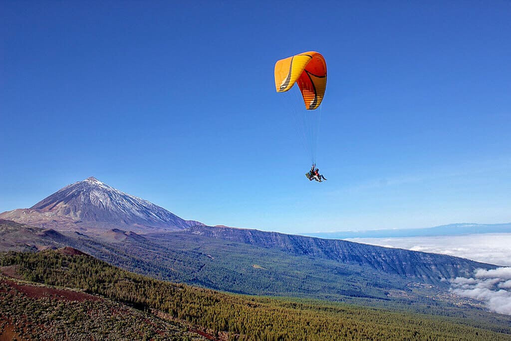 Paragliding in Teide National Park