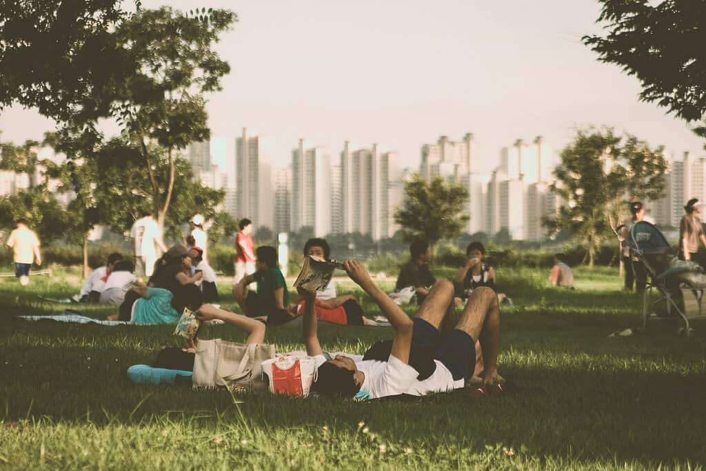Relax in Hangang Park